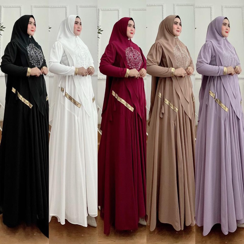 Set Syari Gamis Murah Berkualitas ORI BY DIJAH OFFICIAL