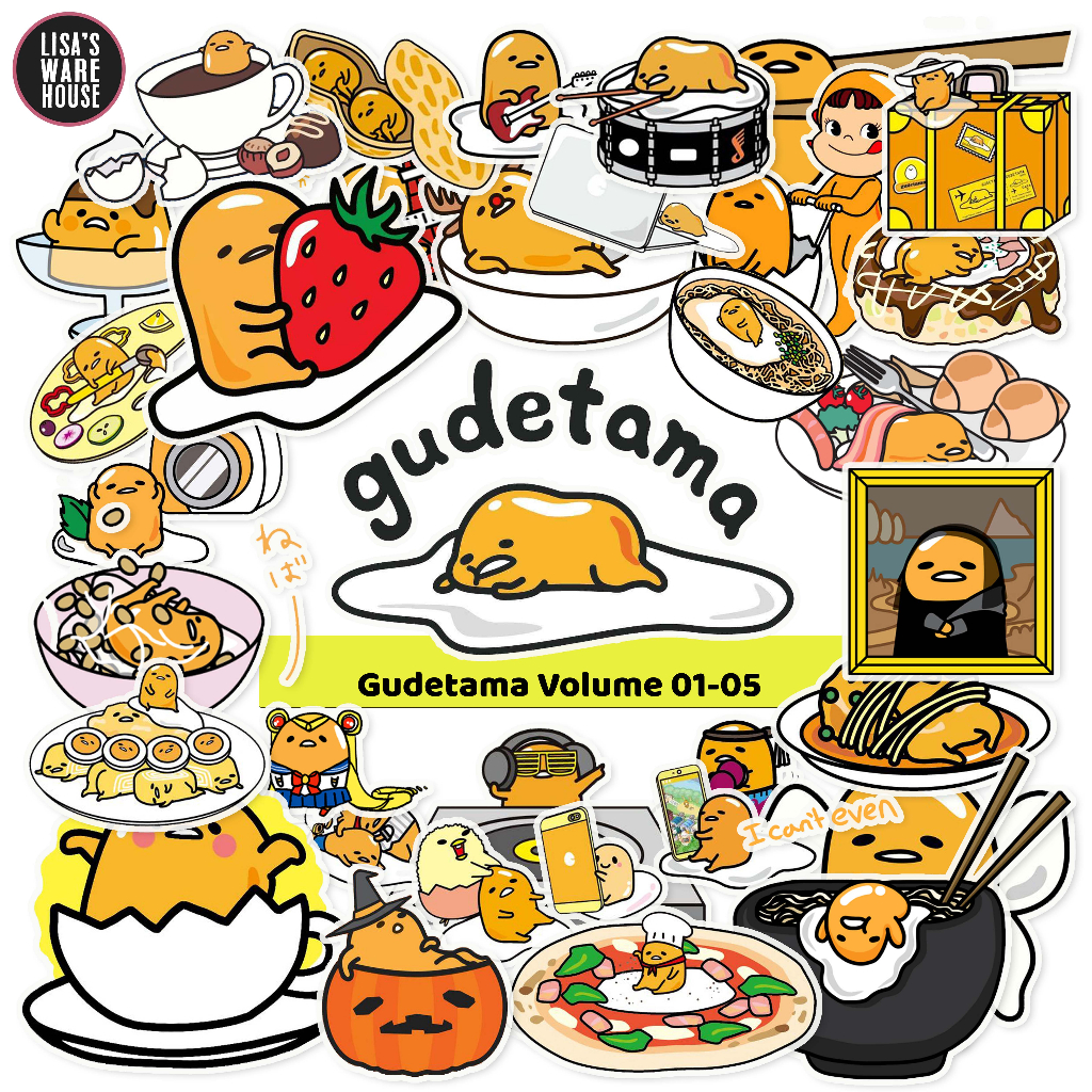 

Sticker Gudetama Volume 01-05