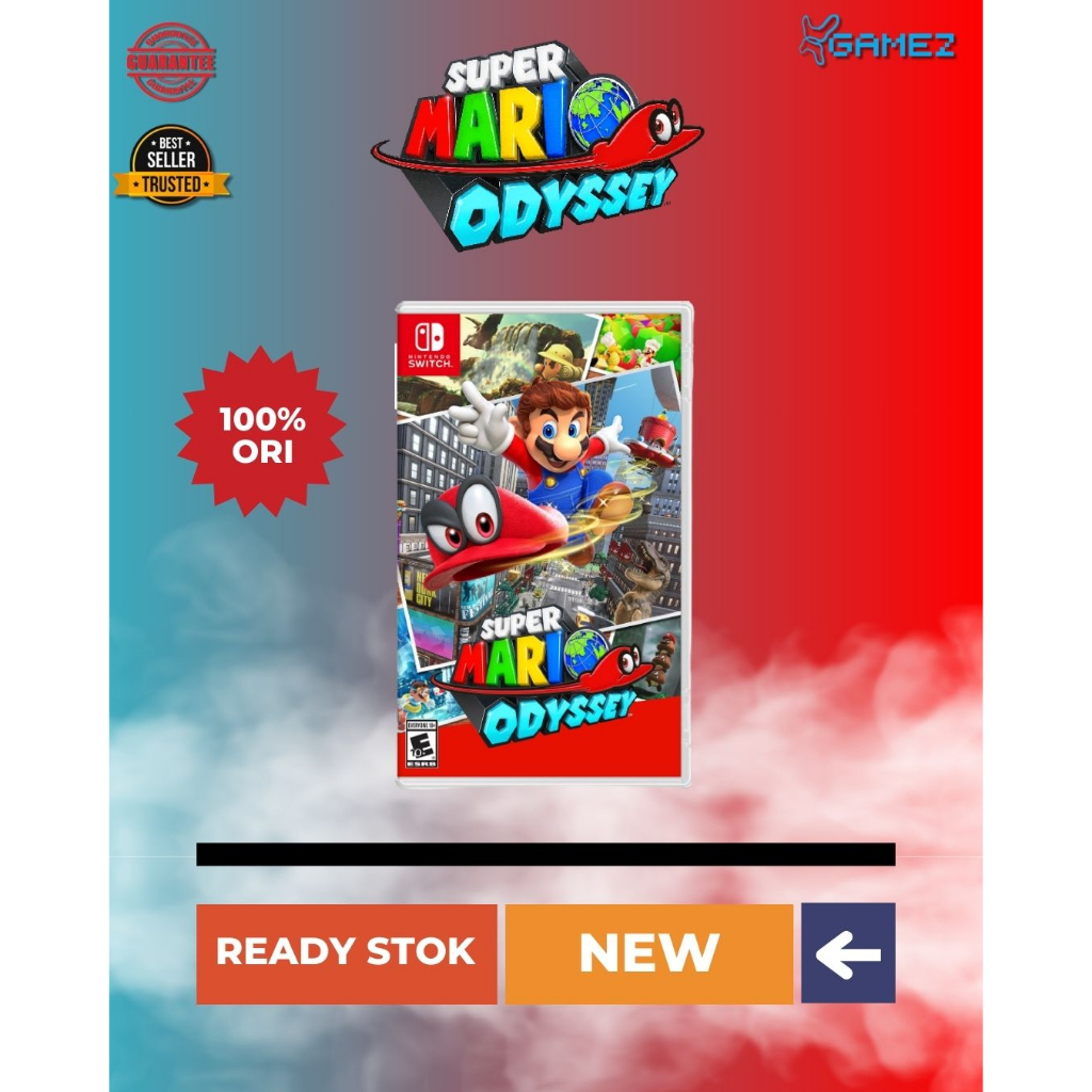 Kaset Game Mario Odyssey Original