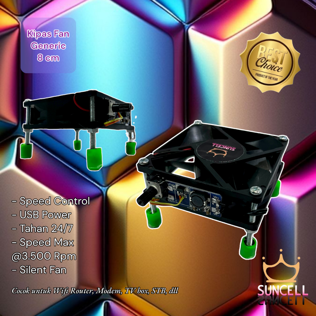 Kipas usb pendingin STB Modem router wifi tv box decoder tv tunner Tahan 24jam NON STOP