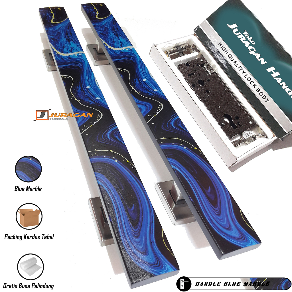 Handle Pintu Rumah Estetik Set Kunci 60 cm Gagang Pintu Elegan Modern Tarikan pintu Depan