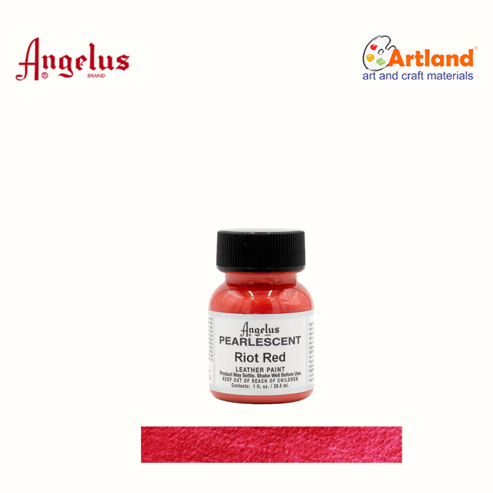 

Angelus Riot Red Paint // Angelus Pearlescent Leather Paint 29,5ml