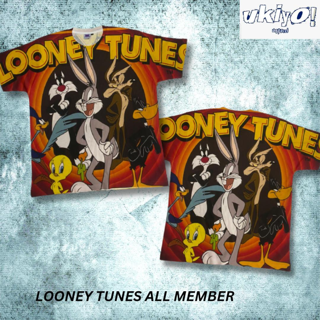 KAOS TAG THAILAND LOONEY TUNES MIX AOP (ALL OF PRINT) | KARTUN CARTOON FULLPRINT FULL PRINT T-SHIRT