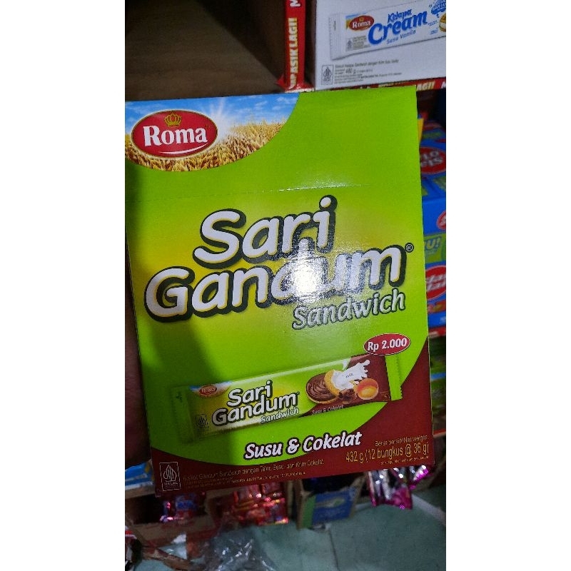 

SARIGANDUM SASET RASA COKLAT 1bok 1isi 12