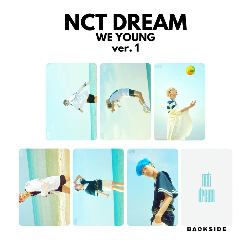 NCT DREAM - photocard [WE YOUNG] versi 1