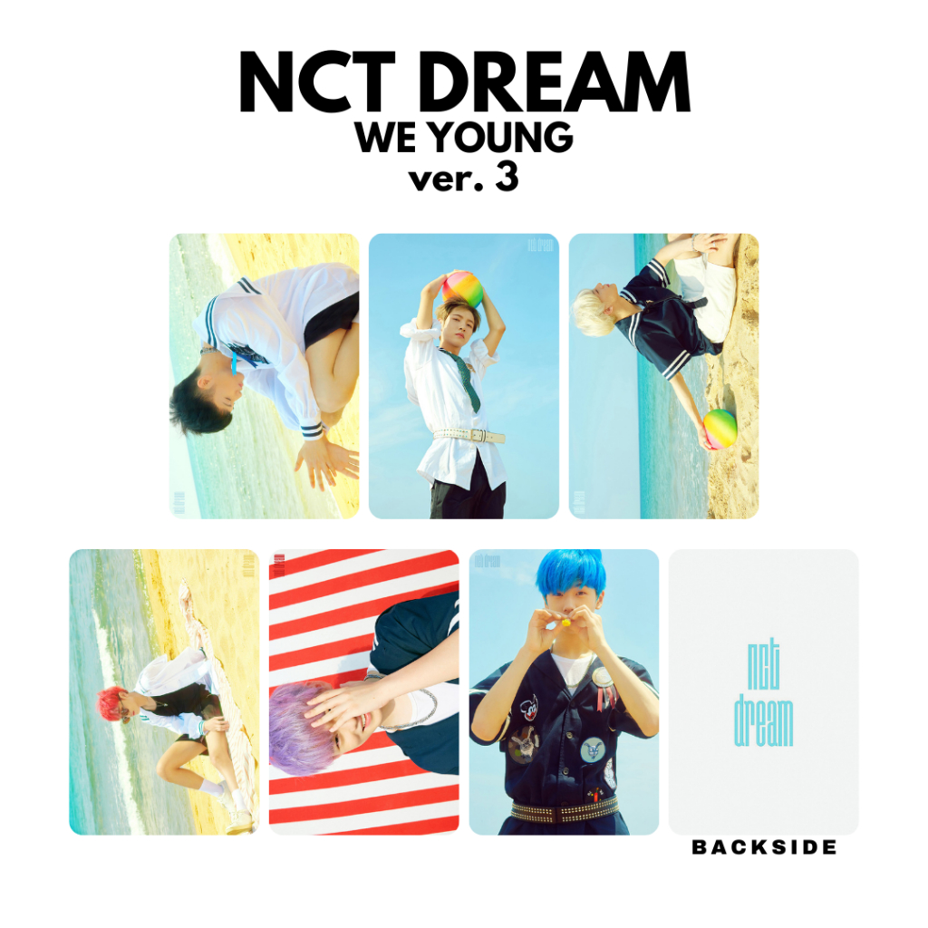 NCT DREAM - photocard [WE YOUNG] versi 3