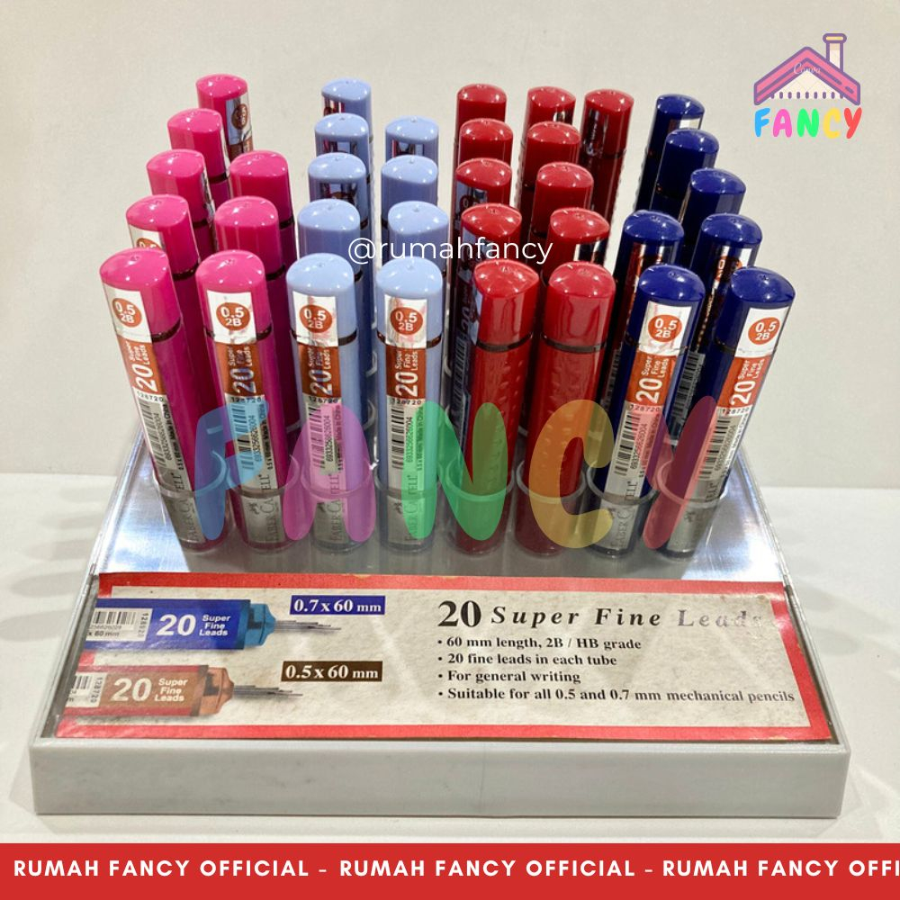 

[1 TUBE] Isi Pensil Mekanik / Isi Pensil Faber Castell Tube Triangle 0.5mm / 0.7mm