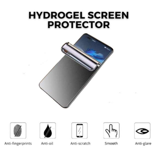 Hydrogel Anti Spy Matte Antigores Screen Protector Jelly Rock Space All Type Semua Tipe Handphone