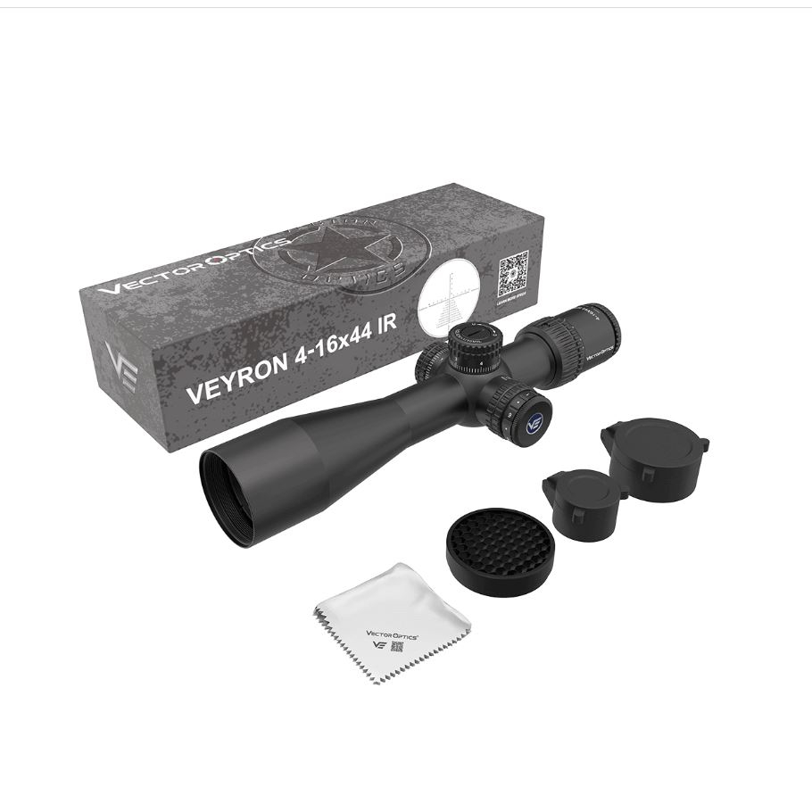 TELESKOP TERBARU VECTOR VEYRON 4-16x44 IR SFP TITIK TENGAH NYALA