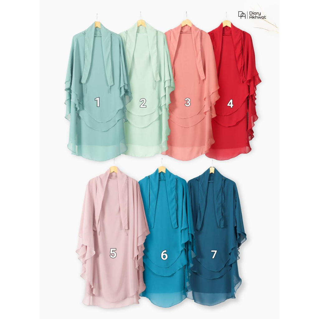 Diaryakhwat.id Khimar FK Sifon Arab Mydi Premium Quality
