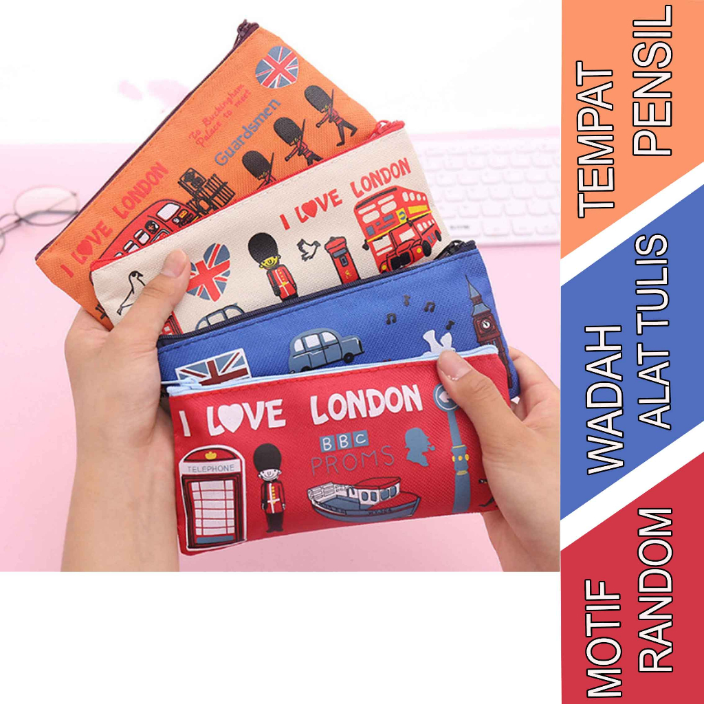 

Tempat Pensil Kanvas - Tempat Pensil Resleting - Tempat Pensil Motif