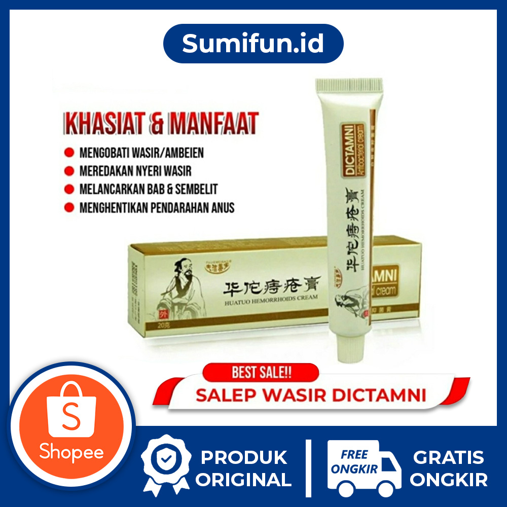 SUMIFUN Salep obat wasir ambeien DICTAMNI HUATUO CREAM herbal berkualitas