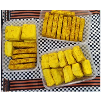 

Lauk Makan Hemat TahuTempe Ungkep Bumbu Kuning Siap Goreng isi 10