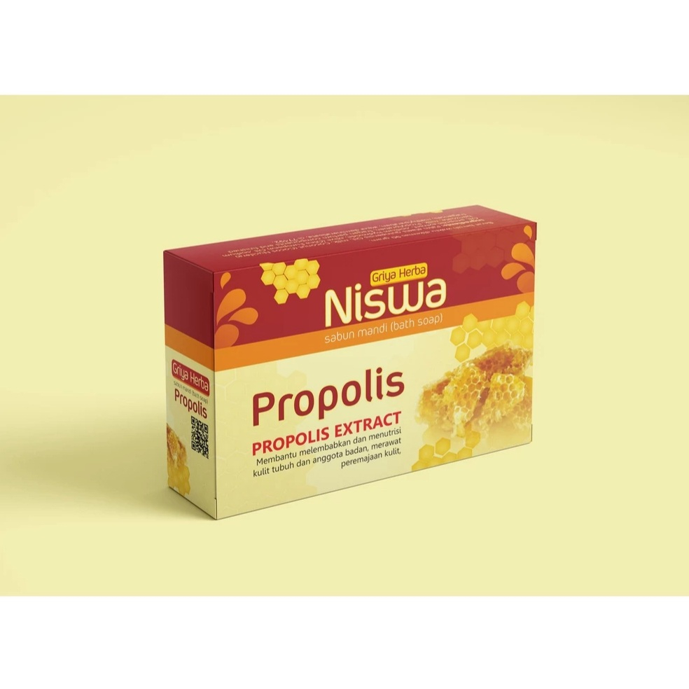 Sabun Mandi Herbal NISWA PROPOLIS Bath Soap