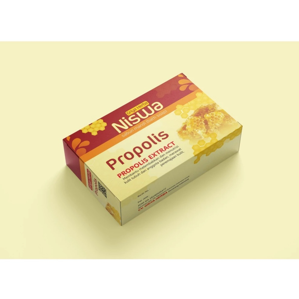 Sabun Mandi Herbal NISWA PROPOLIS Bath Soap