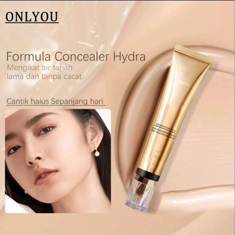BPOM [COD] ONLY YOU ONLIYOJ Light Concealer Liquid Foundation Memperbaiki Concealer Makeup Kosmetik 