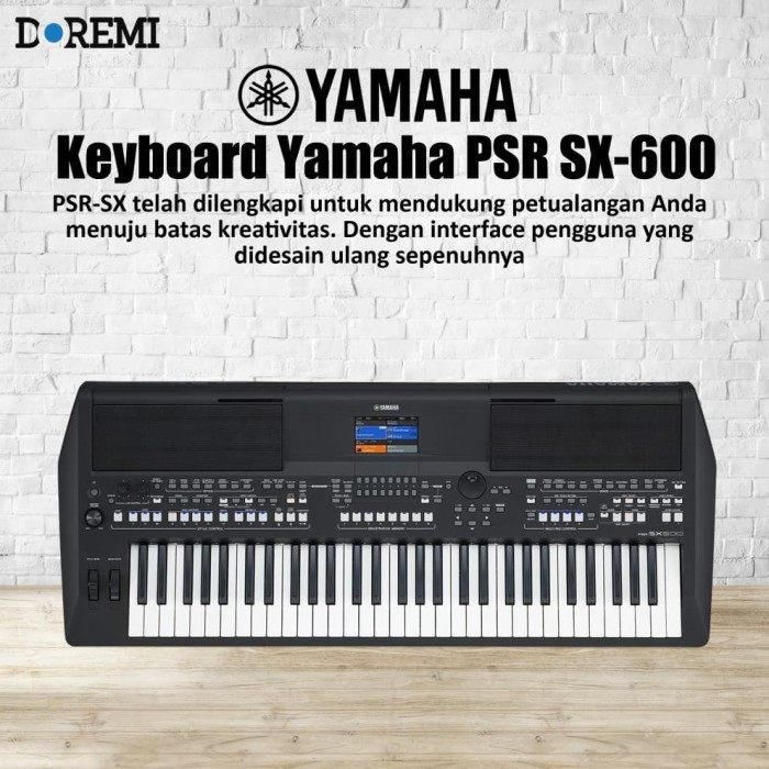 Yamaha keyboard PSR-SX600