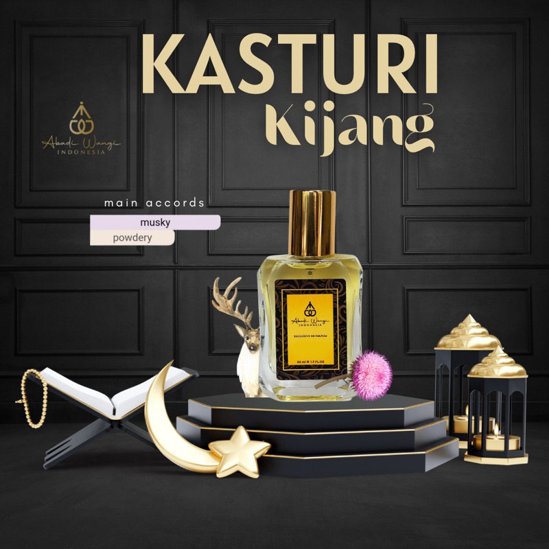 NO. 3 KASTURI KIJANG PARFUM ARABIAN 50ML