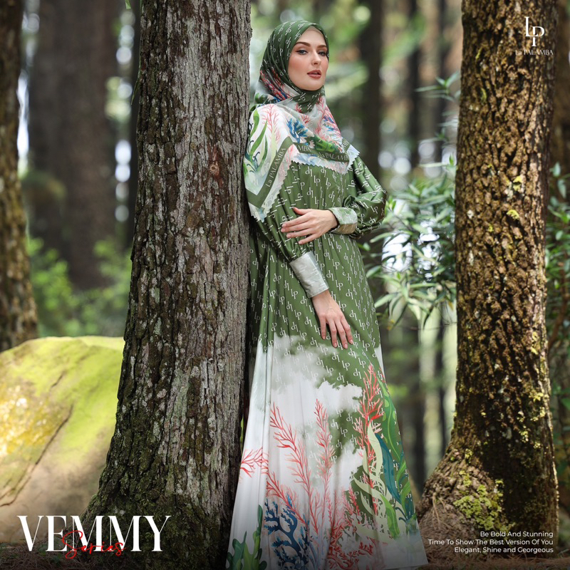 VEMMY SERIES (gamis FREE Scarft) by LA PALAMBA