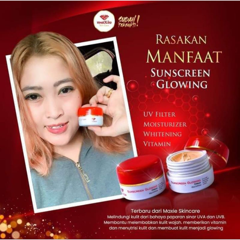 SUNSCREEN GLOWING MAXIE BPOM