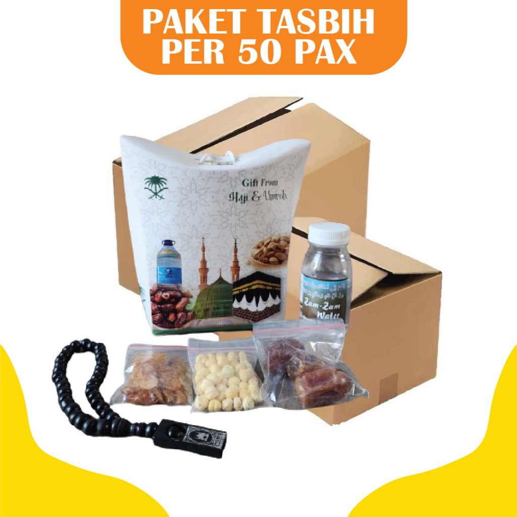 

Paket Oleh-oleh Haji Umroh Hemat pakai tasbih kayu per 50 pcs