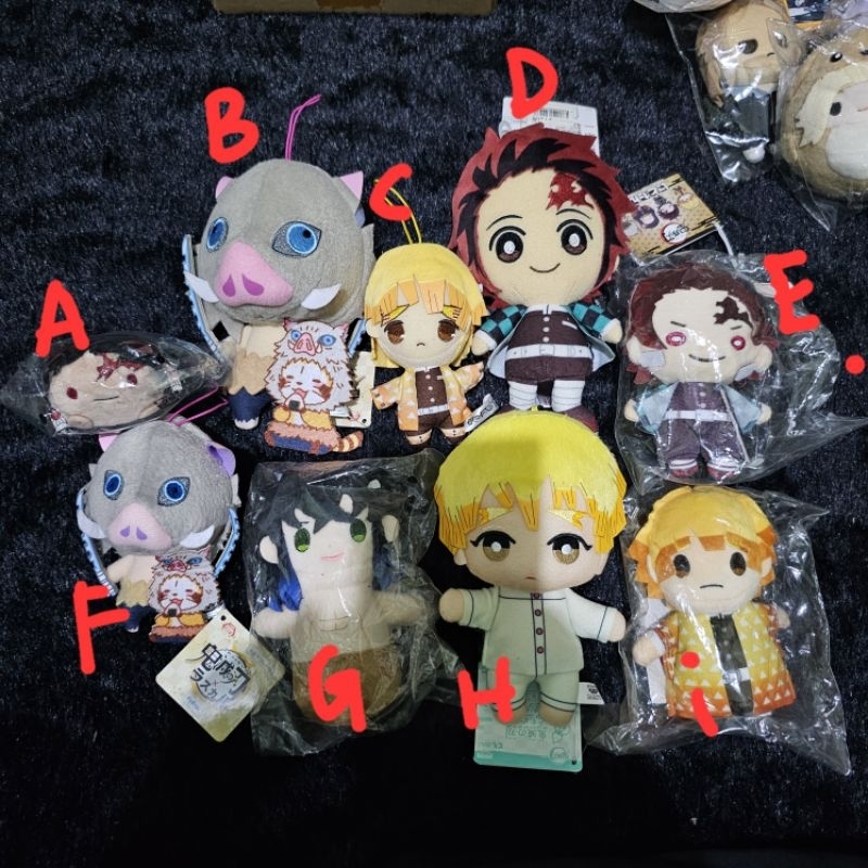 nuigurumi plush kimetsu no yaiba tanjiro zenitsu inosuke