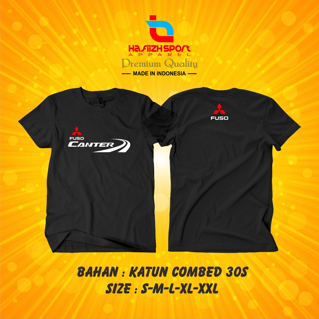 KAOS BAJU MITSUBISHI FUSO CANTER / KAOS PRIA WANITA PREMIUM