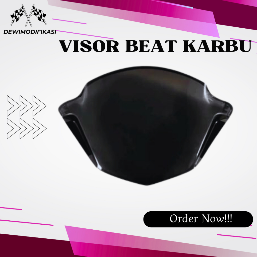 Variasi Aksesoris Honda Beat Karburator / Visor Beat Karbu TGP