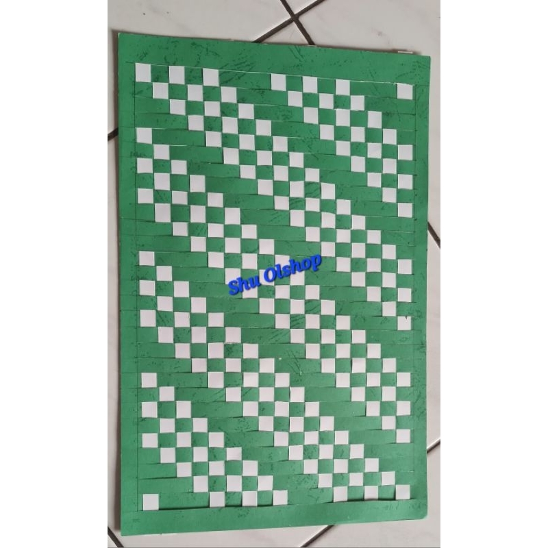 prakarya anyaman kertas