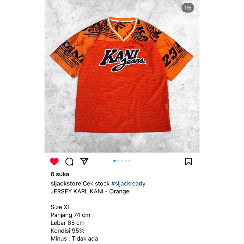 Jersey Karl Kani