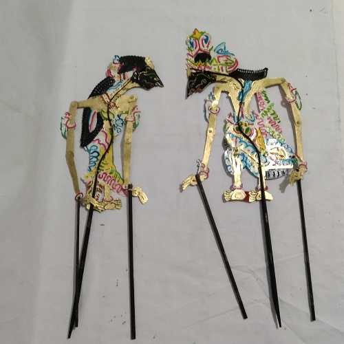 Rama dan Sinta Wayang Kulit Asli Ukuran Kecil Dijual Sepasang