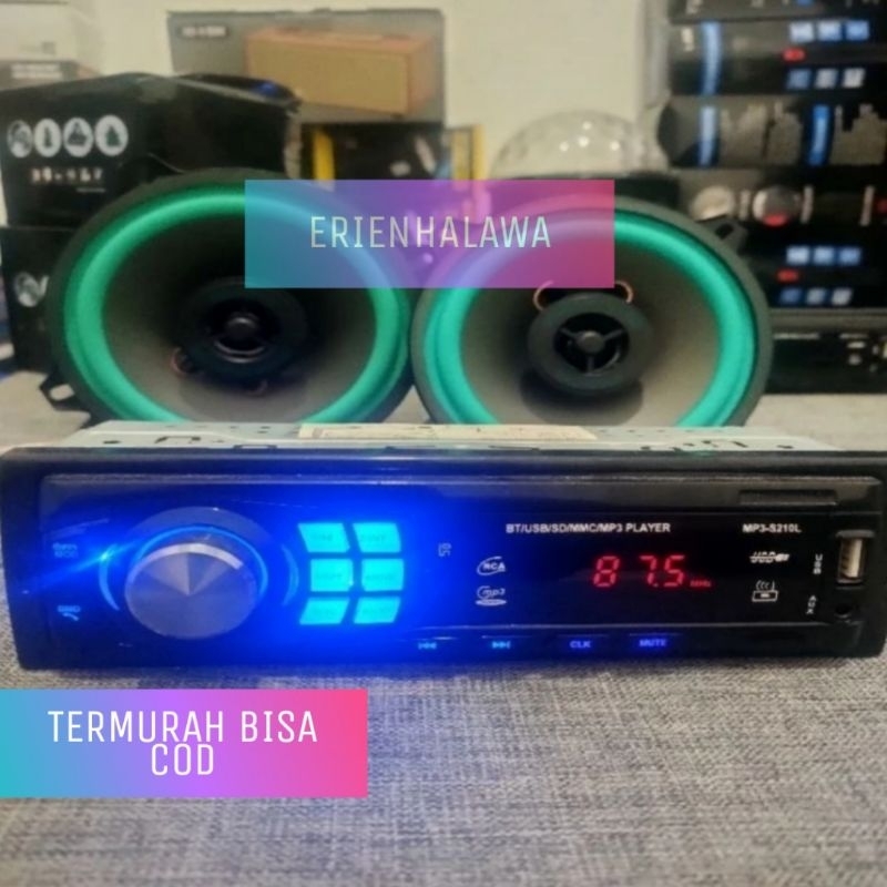 Tape Audio Mobil MP3 Player Bluetooth + 2 SPEAKER SUBWOFER 6,5 IN JEDUG JEDUGG