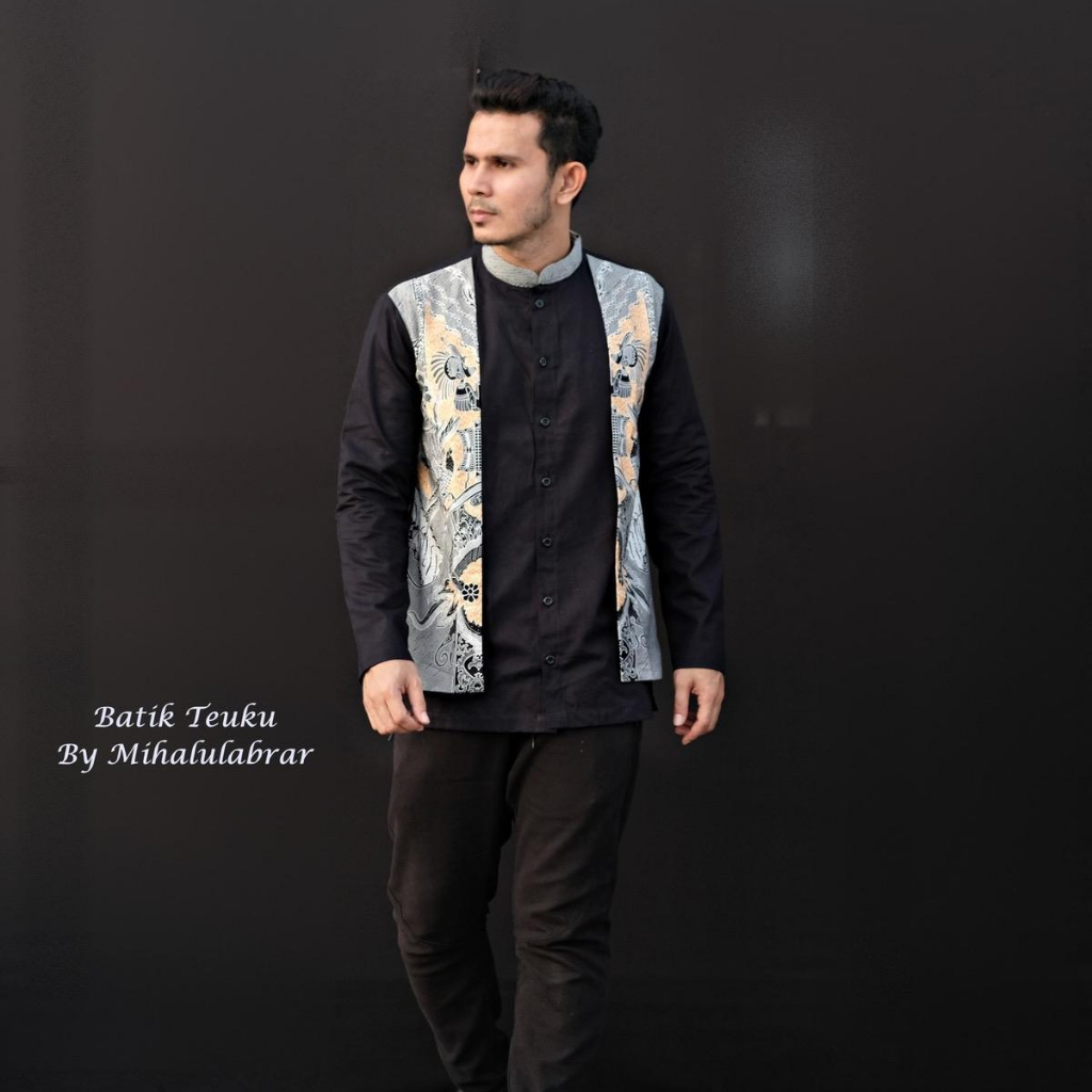 Kemeja koko rompi batik Teuku modif 0014