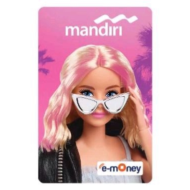 Mandiri e-Money BARBIE GIRL (Kaca Mata) Part of BARBIE e-Money