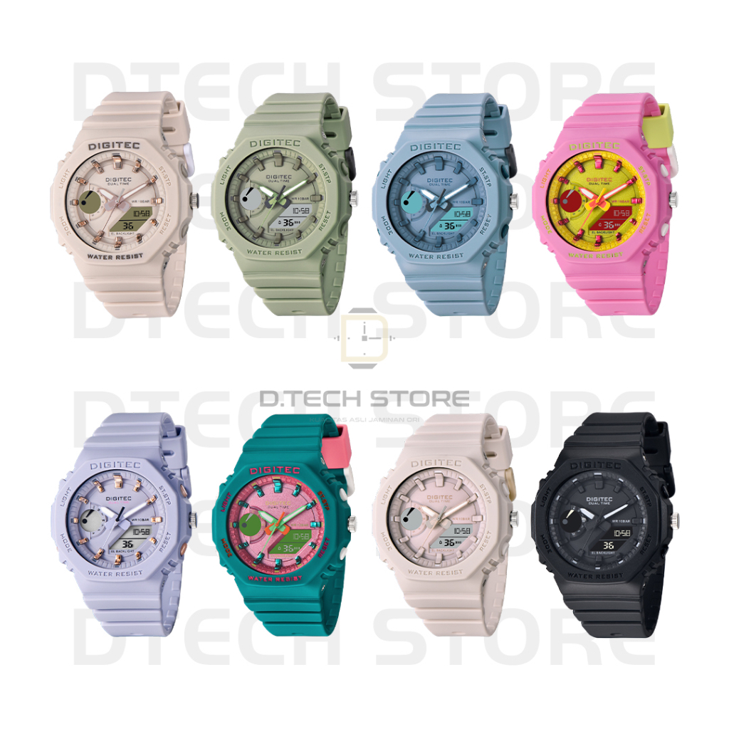 Jam tangan Digitec DA-3119/DG3119/DA 3119 Original