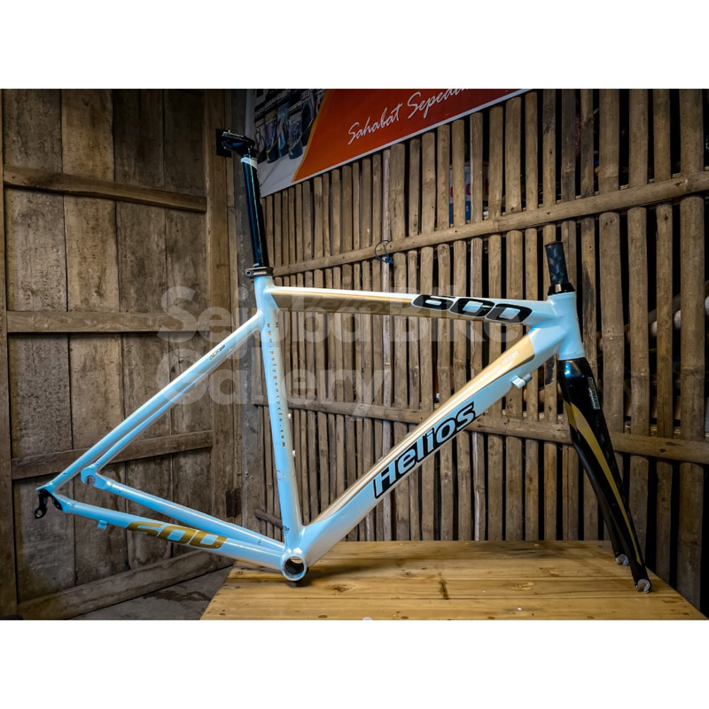 Frameset Road Bike Polygon Helios 600 Pro Team Issue Size 50