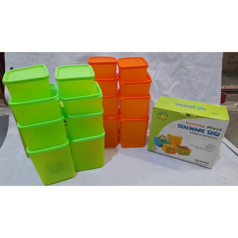 PAMELO SET LEMONY PLAST KOTAK MAKANAN BATAM