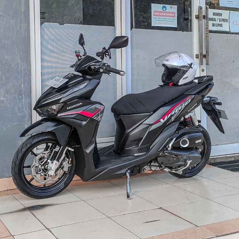 STRIPING STICKER LIS DECAL STANDAR ORI BERKUALITAS HONDA VARIO 125 NEW 2022 2023 hitam merah
