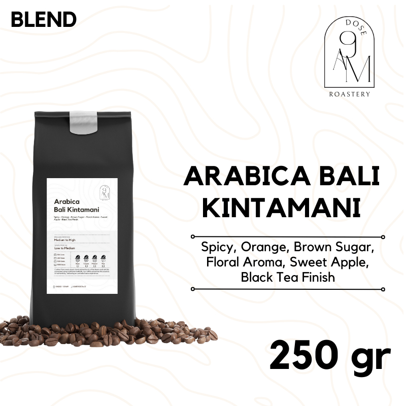 

Kopi Arabica Bali Kintamani Biji Kopi Arabika Roasted Beans 250 gr