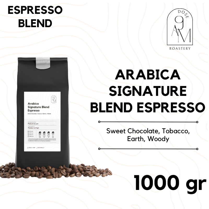 

Kopi Arabica Espresso Blend Biji Kopi Sumatra Roasted Beans 1 Kg