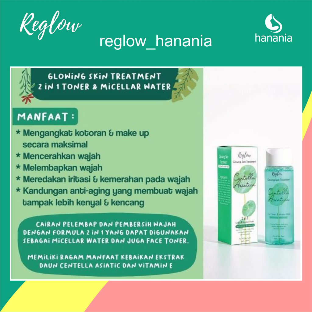 REGLOW SERIES Cream Penghilang Flek Jerawat Glowing skin Treatment Original BPOM - RE GLOW