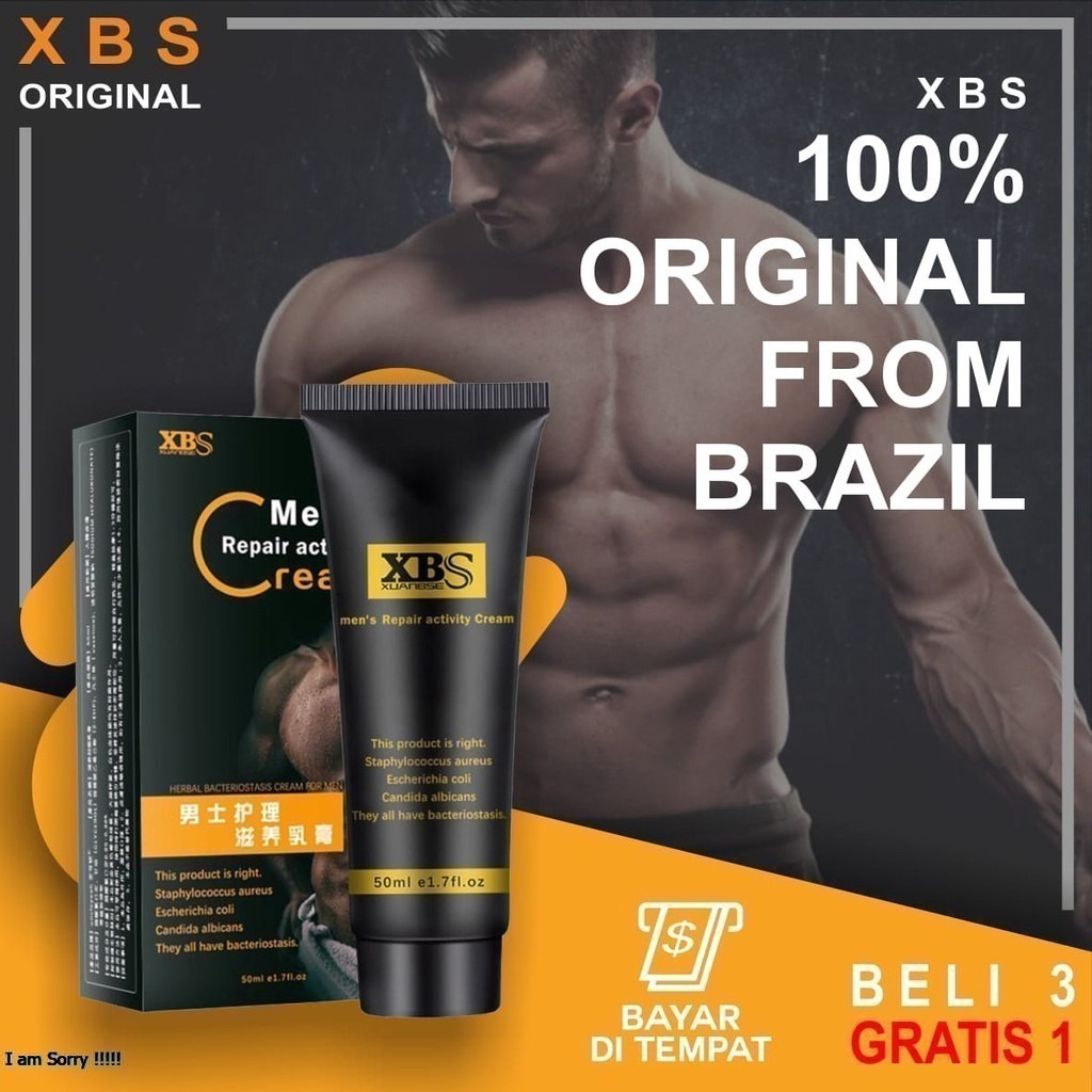 PROMO!.... XBS -  cream pembesar_mr.p- - ejakulasi dini - herbal kuat lelaki tahan lama - xbs pembes