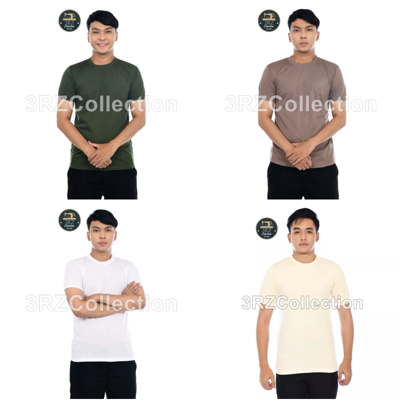 Kaos Polos Coklat Polisi Kaos Coklat Satpam Baju Kaos Security Coklat Leher Standar
