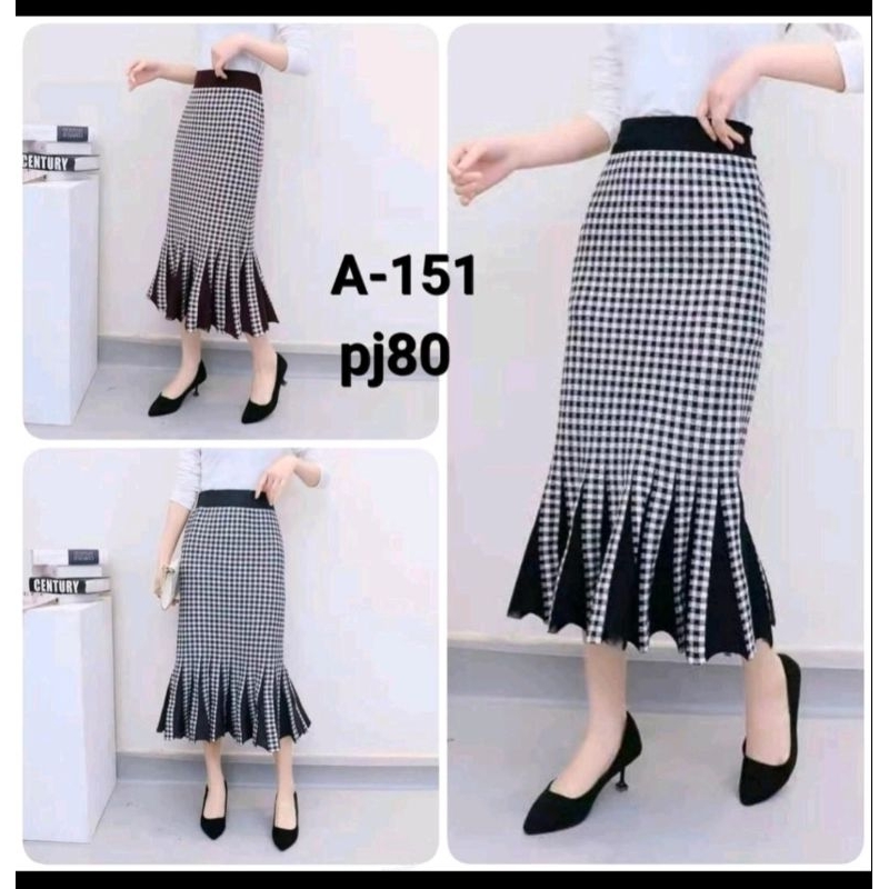 Wanda Rok Duyung Wanita Rajut BKK import