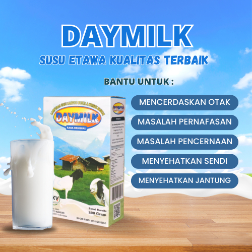 

DAYMILK SUSU KAMBING ETAWA - Daymilk Susu Kambing Etawa Halal dan BPOM - 200 Gram