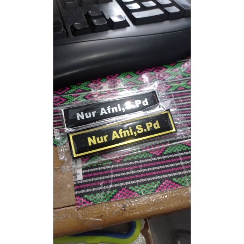 

Name Tag Peniti/Nama Dada/Papan Nama-Custom Satuan-Proses Cepat - Akrilik Kotak, Penjepit Peniti