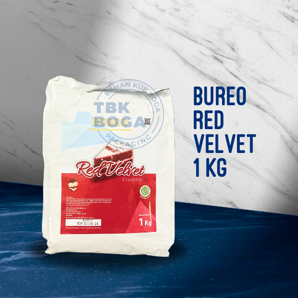 

Bureo Red Velvet 1 Kg ( Kasar, Halus ) Crumble Topping Pecahan