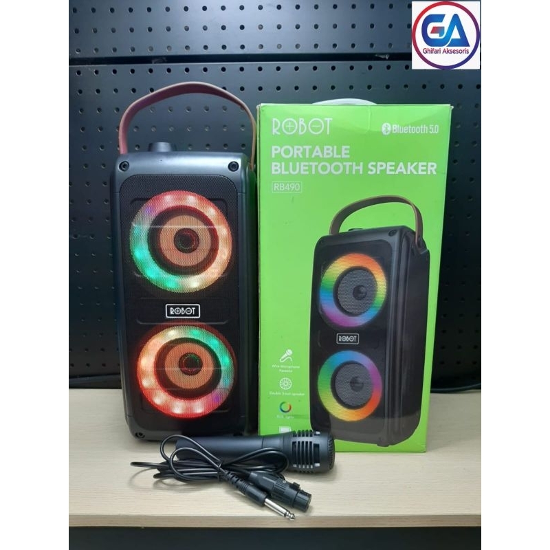 Speaker Bluetooth + Mic Robot RB-490 Original
