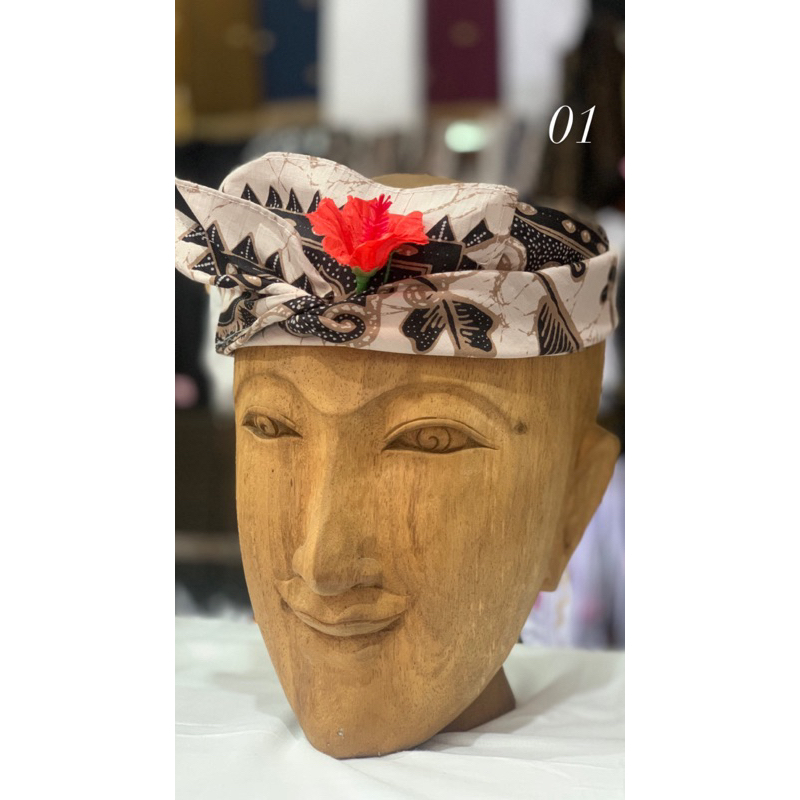 udeng set jadi batik semi tulis janggar nayah