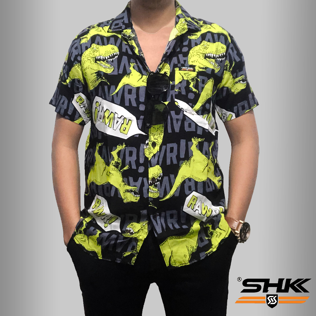SHK Kemeja Santai pria Amarillo DINO